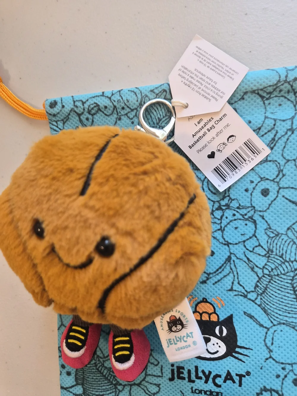 Jellycat Basketball Bag Charm